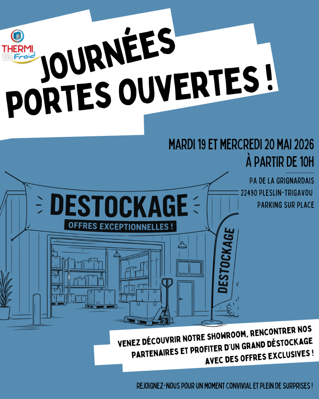 Affiche Journ&eacute;es Portes Ouvertes.